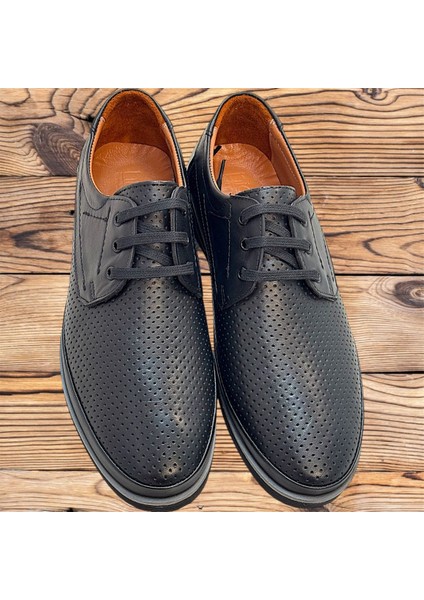 Kafkaslar Ortopedik Deri Erkek Günlük Delikli Ayakkabı modelleri