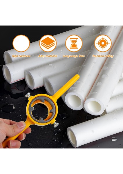 12 Adet Pvc Diş Açma Aleti, Boru Diş Açma Sıhhi Tesisat Alet Seti Yeniden Kullanılabilir Yuvarlak Pvc Boru Diş Açma Seti + 1/2 Inç, 3/4 Inç, 1 Inç Kalıplar (Yurt Dışından) modelleri