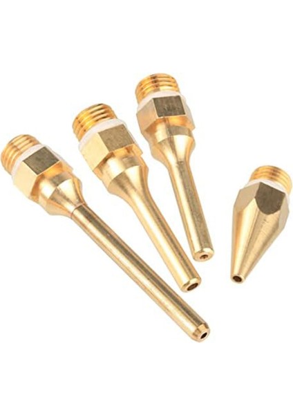 4 Adet Değiştirilebilir Bakır Tutkal Tabancası Nozul Seti Sıcak Eriyen Tutkal Tabancaları Için Delik 2.0mm 3.0mm (Yurt Dışından)