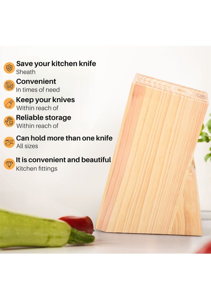 Mutfak Ahşap Bıçak Tutucu Bambu Bıçak Blok Standı Depolama Raf Raf Saklama Kutusu Organizatör Mutfak Aracı Aksesuarları (Yurt Dışından) fırsatları