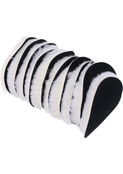 10 Adet 125 mm Araba Parlatma Pedi 5 Inç Inç Cila Ağda Pedleri Yün Parlatıcı Kaput Araba Boyası Bakım Yün Parlatma Pedi (Yurt Dışından)