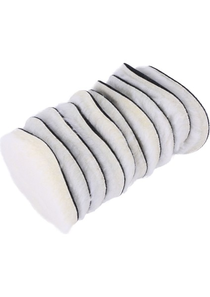 10 Adet 125 mm Araba Parlatma Pedi 5 Inç Inç Cila Ağda Pedleri Yün Parlatıcı Kaput Araba Boyası Bakım Yün Parlatma Pedi (Yurt Dışından)