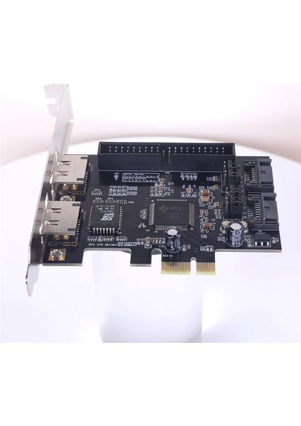 Sata Ide Pcı E Adaptör Kartı Pcı E'den Sata 2.0'a + Ide Esata X2 Combo Adaptör Dönüştürücü Raıd Denetleyici Kartı (Yurt Dışından)