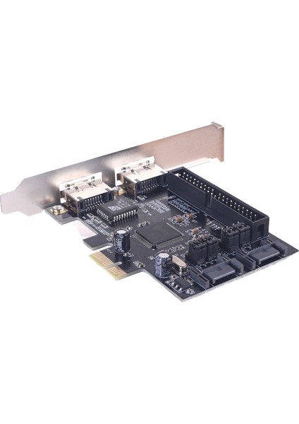 Sata Ide Pcı E Adaptör Kartı Pcı E'den Sata 2.0'a + Ide Esata X2 Combo Adaptör Dönüştürücü Raıd Denetleyici Kartı (Yurt Dışından)