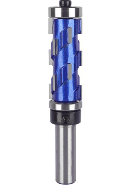 Freze Kesici 12.7mm Shank 45MM Gömme Trim End Mill Katı Karbür Spiral Çift Rulman Cnc Router Bit Ahşap Için (Yurt Dışından)