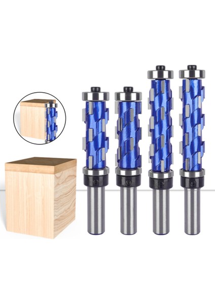 Freze Kesici 12.7mm Shank 45MM Gömme Trim End Mill Katı Karbür Spiral Çift Rulman Cnc Router Bit Ahşap Için (Yurt Dışından)