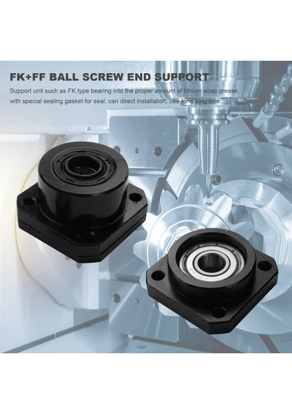 FK12 FF12 Vidalı 1605 Desteği FK12 Sabit Taraf FF12 Cnc Parçaları Takım Tezgahı Aksesuarları Için Yüzer Taraf (Yurt Dışından) indirimleri