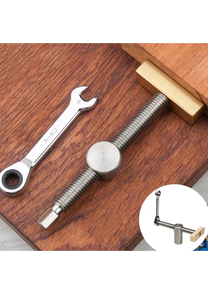Ağaç Işleme Masaüstü Mengene Zıvana Kafa Pirinç Bölme Masaüstü Cırcır Kilitleme Paslanmaz Çelik Masaüstü Armatür 20MM Masa Kartı (Yurt Dışından) indirimleri