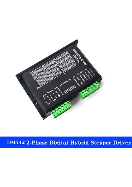 DM542 Cnc Dijital Mikrostep Sürücü Step Motor Kontrol Cihazı 2 Fazlı 20-50 V Dc Max 4.2A 17, 23 Step Motor Için (Yurt Dışından)