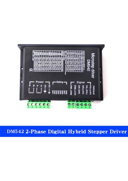 DM542 Cnc Dijital Mikrostep Sürücü Step Motor Kontrol Cihazı 2 Fazlı 20-50 V Dc Max 4.2A 17, 23 Step Motor Için (Yurt Dışından)