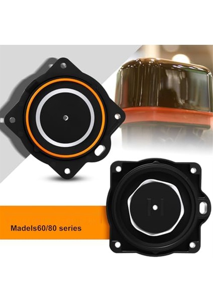 Hi Blow HP60/ Hp-80 Havalandırıcılarla Uyumlu 2 Hava Pompası Yenileme Kiti, 4 Diyafram, Vidalar ve Emniyet Pimleri Içerir (Yurt Dışından) indirimleri