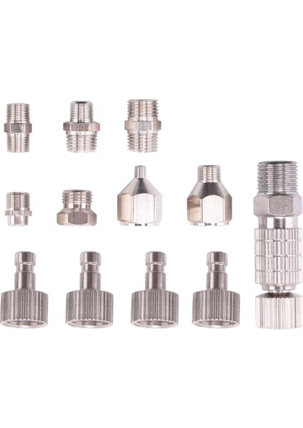 Airbrush Adaptör Seti, Hızlı Çıkarılan Airbrush Adaptör Kiti, Naylon Örgülü Hava Hortumu, Hava Kompresörü ve Airbrush Hortumu Için (Yurt Dışından)
