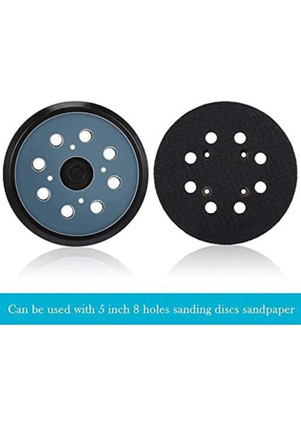 5 Inç 8 Delik 125MM Kanca Döngü Zımpara Destek Pedi Makita Orbital Zımpara Disk Diskleri Porter Kablo Yedekleme Sopa Pad (Yurt Dışından) fiyatları