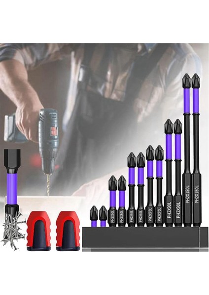 Geliştirilmiş Yüksek Sertlik ve Güçlü Manyetik Uç, Darbeye Dayanıklı Güçlü Manyetik Kaymayan Uçlar, Matkap Tornavida Uçları (Yurt Dışından) fiyatları