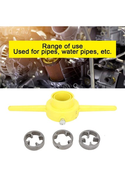 Boru Ipliği Kesme Aleti Pvc Iplik Makinesi Npt Yuvarlak Alet Seti Boru Geçirici Sıhhi Tesisat Aracı, Pvc Konu Aracı (Yurt Dışından) fiyatları