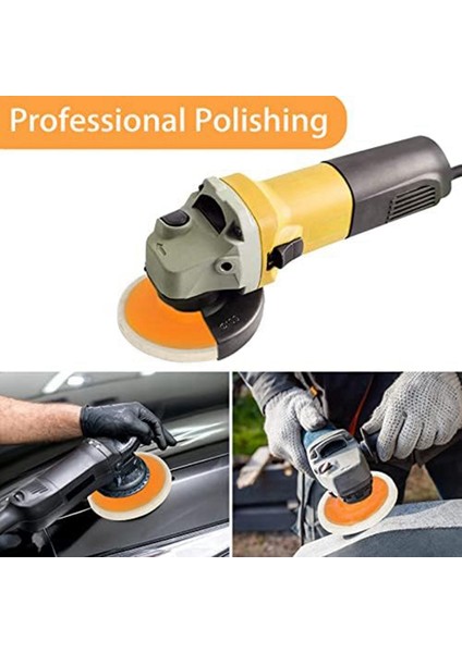 4 Paket 5 Inç Yuvarlak Yün Keçe Disk Tekerlek Pedi, Açı Öğütücü Için, Parlatma Parlatma Tamponu Delik Çapı (Yurt Dışından) indirimleri