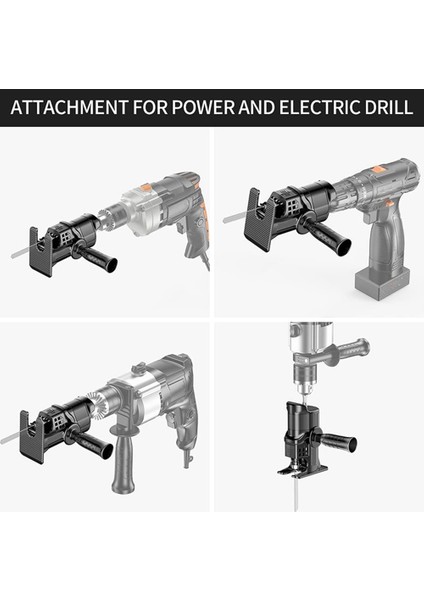 Tornavida Elektrikli Matkap Elektrikli Testere Dönüşüm Kafası Pistonlu Testere Ev Çok Fonksiyonlu Ahşap Aletler A (Yurt Dışından) indirimleri