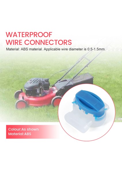 20 Adet Su Geçirmez Tel Bağlayıcı Kıvrım Jel Dolum Robot Çim Biçme Makinesi Açık Bahçe Sulama Uygulaması (Yurt Dışından) indirimleri