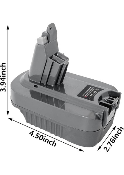 MT18DSV6 Pil Adaptörü Makita 18 V Lityum Pil BL1830 BL1815 Dyson V6 Pil SV04 SV03 DC59 DC58 (Yurt Dışından) modelleri