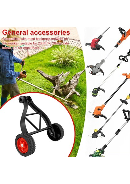 Çim Biçme Makinesi Tekerlek Ataşmanı, Çim Biçme Makinesi Yardımcı Tekerleği, Çim Biçme Makinesi, Ayıklayıcı, Çalı Kesici, Bahçe Için Uygun (Yurt Dışından) modelleri