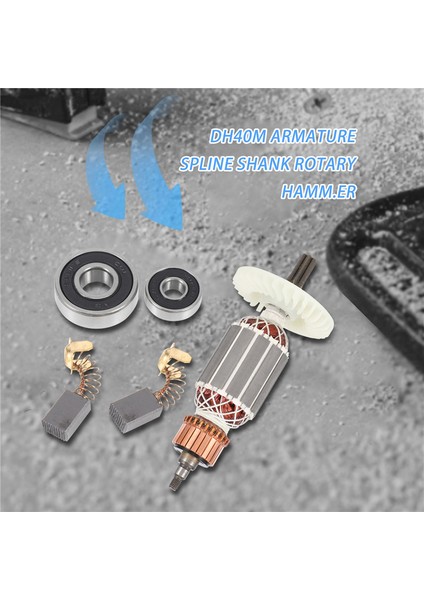 220 V Rotor Çapa Hitachi 360591E DH40MRY DH40M DH40MR DH40SR DH40FR Spline Shank Döner Çekiç Için Değiştirin (Yurt Dışından) modelleri