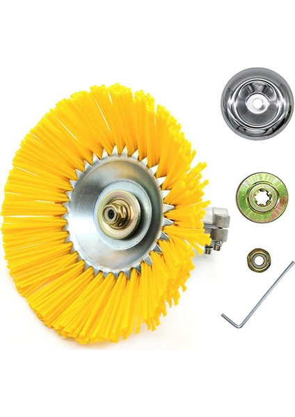 Çim Biçme Makinesi Naylon Biçme Başlığı Kase Şeklinde Tuğla Derz Ayıklama Diski Fırça Biçme Biçme Makinesi Aksesuarları (Yurt Dışından)