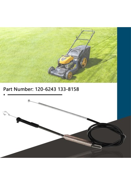 133-8158 Toro 30 Inç Timemaster Çim Biçme Makinesi Için Fren Kablosu, Model 20199 20200 20975 20977'YE Uyar, 120-6243'Ü Değiştirin (Yurt Dışından) indirimleri