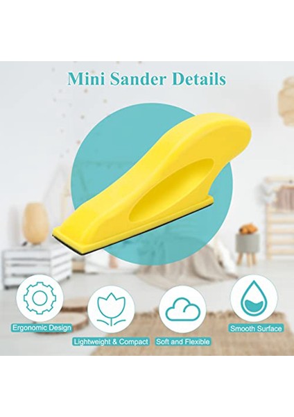 71 Pcs Mini Değirmen Taşı Seti, Ahşap El Sanatları Için Set 7 Kağıt 80/120/180/240/320/400 (Yurt Dışından) fiyatları