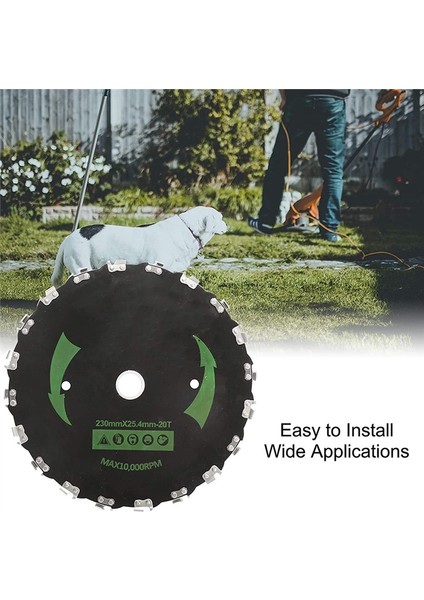 Inç Zincir Testere Diş Biçme Bıçağı 14 Diş Testere Çalı Kesici Çim Ağır Gaz Elektrikli Düzeltici Bahçe(A) (Yurt Dışından) fırsatları