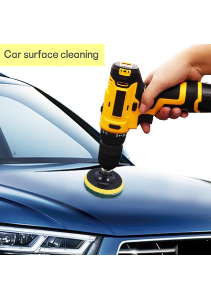 16 Adet 4 Inç Matkap Güç Fırça Kiremit Scrubber Ovma Pedi Temizleme Kiti ile 4 Inç Disk Pedi Tutucu 3 Farklı Sertlik (Yurt Dışından) indirimleri