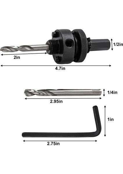 4,5 Inç / 114MM Delik Testere Ağır Hizmet Tipi Bi-Metal Hss Delik Testereleri, Cornhole Levhalar, Kontrplak, Demir Masa, Akrilik Için (Yurt Dışından) fırsatları