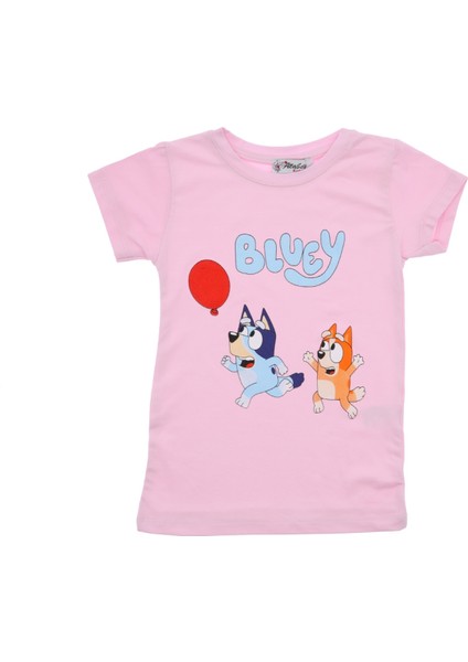 Kız Çocuk T-Shirt Bluey Baskılı