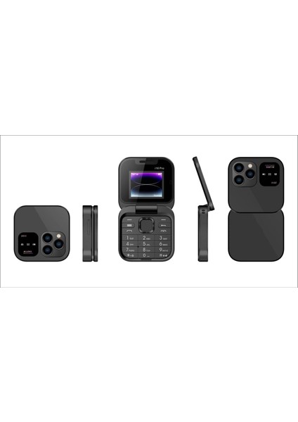 Yeni I16 Pro Çift Sım Olmayan Akıllı Telefon Kapaklı Makine Düğmesi Yaşlı Adam (Yurt Dışından)