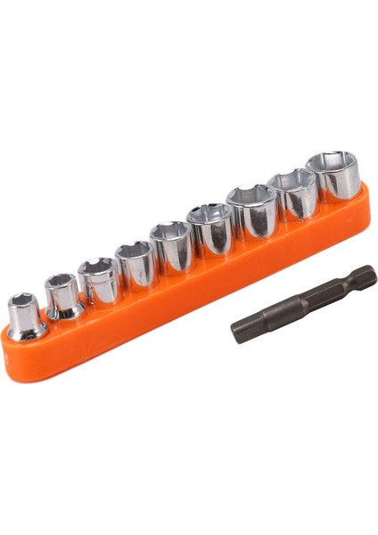 El Aletleri 9 Adet/10 Adet 1/4 Inç Sürücü Hex Bit Lokma Anahtar Seti Kol Anahtarı Seti Anahtarı Adaptörü 5/6/7/8/9/10/11/12/13MM (Yurt Dışından)