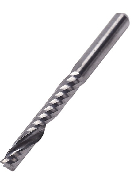 10 Adet Cnc Freze Uçları 3.175X22MM Tek Flüt Spiral Karbür Cnc Freze Uçları Freze Kesici (Yurt Dışından)