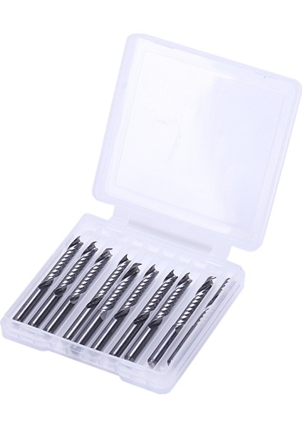 10 Adet Cnc Freze Uçları 3.175X22MM Tek Flüt Spiral Karbür Cnc Freze Uçları Freze Kesici (Yurt Dışından)