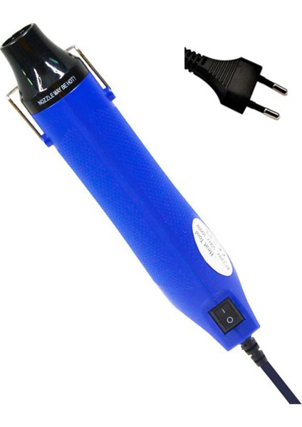 300W Sıcak Hava Makinesi Mini Sıcaklık Üfleyici Elektrikli Sıcak Kurutma Makinesi El Sanatları Kabartma Shrink Sarma Pvc Ab Fişi B (Yurt Dışından)