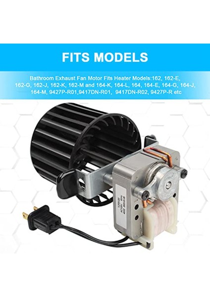 S97009796 Fan Üfleyici Düzeneği Ampul Tavan Isıtıcısına Uygun 97009796, S97009758, S97009796B Egzoz Fanının Yerine Geçer (Yurt Dışından) modelleri