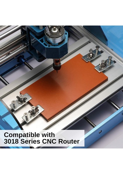 8 Adet T-Track Mini Tutma Kelepçesi Takımı, 3018-PRO/3018-MX3/3018-PROVER Cnc Yönlendirici Makinesiyle Uyumlu (Yurt Dışından)
