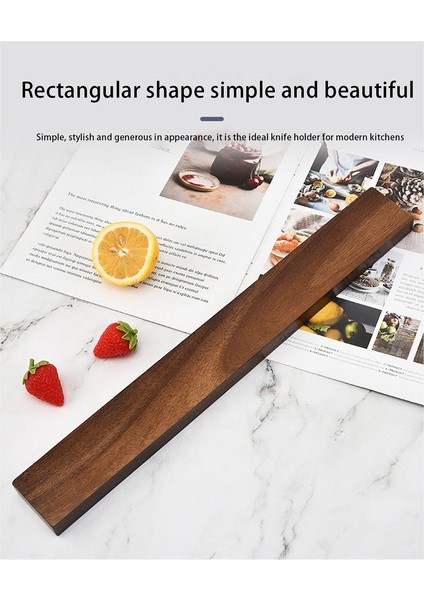 Ahşap Şerit Manyetik Bıçak Tutucu Duvar Montaj Metal Bıçaklar Için Ahşap Blok Mıknatıs Bıçaklar Raf Mutfak Aracı (Yurt Dışından) fırsatları