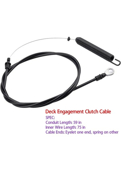 532435111 Güverte Nişan Debriyaj Kablosu Zanaatkar Sürme Biçme Makinesi Için Husqvarna Çim Biçme Makineleri Değiştirin 435111 197257 408714 (Yurt Dışından) modelleri