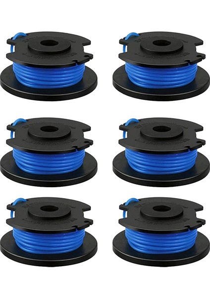 Ryobi One+ AC14RL3A 18V 24V 40V Akülü Düzelticiler Için 6 Paket Yedek Makaralar, Ot Yiyen Dize Otomatik Besleme (Yurt Dışından)