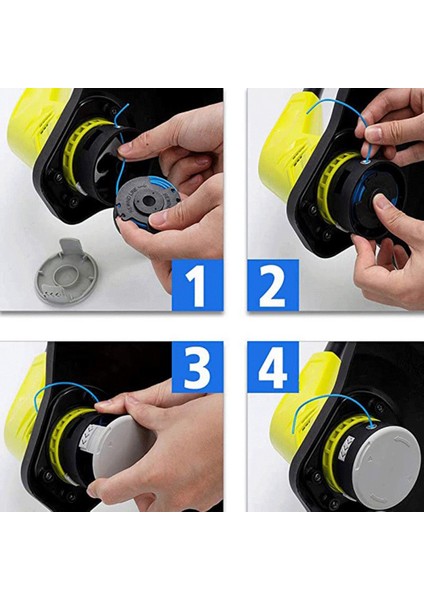 Ryobi One+ AC14RL3A 18V 24V 40V Akülü Düzelticiler Için 6 Paket Yedek Makaralar, Ot Yiyen Dize Otomatik Besleme (Yurt Dışından) modelleri