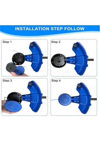 Kobalt Kst 120X-06 Ipli Giyotin Kapaklı (8 Makara + 2 Kapak) ile Uyumlu Yedek Hat Için (Yurt Dışından) modelleri