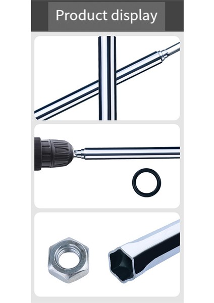 Tavan Dengeleme Kovanı 10MM/12MM/13MM/14MM/17MM Uzatma Içi Boş Vida Somunu Altıgen Soket Delme Elektrikli Alet Için (Yurt Dışından) fiyatları