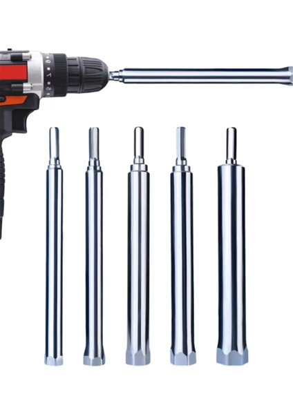 Tavan Dengeleme Kovanı 10MM/12MM/13MM/14MM/17MM Uzatma Içi Boş Vida Somunu Altıgen Soket Delme Elektrikli Alet Için (Yurt Dışından) modelleri