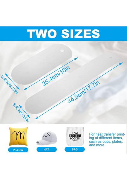 4 Parça Metal Düz Çorap Jigs Süblimasyon Mürettebat Çorap Jigs Boya Baskı Isı Basın Transferi Çorap Aksesuarları, 2 Boyut (Yurt Dışından)