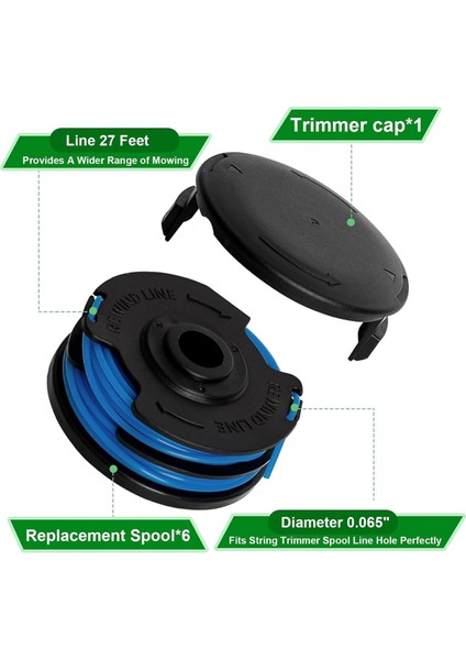 AC41RL3 ve AC41RDLB Elektrikli Çim Biçme Makinesi Homelite Weed Eater Çim Biçme Makinesi Için Yedek Makara (Yurt Dışından) modelleri