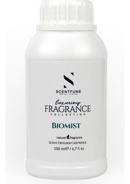 Biomist Koku Makinesi Kartuşu, Koku Makinesi Parfümü, Aromatik Koku Kartuşu, Difüzör Esansı, İmza Koku Esansiyel Yağ