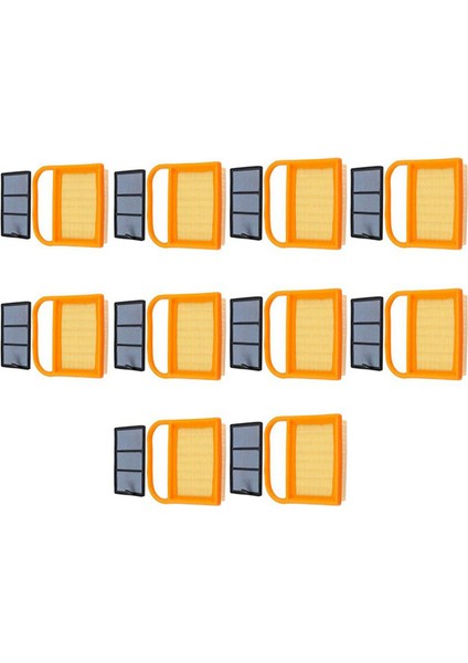 Stıhl TS410 TS420 Ts 420 Beton Kesme Testeresinin Değiştirilmesi Için 10 Parçalı Hava Filtresi Seti 4238-140-4402 (Yurt Dışından)